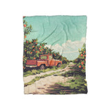 Orange Grove in Twin (68" x 88") Size