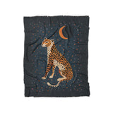 Night Cheetah in Twin (68" x 88") Size
