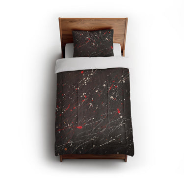 Edgar Red & Vintage Black in Twin (68" x 88") Size