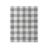 Buffalo Plaid Light Grey in Twin (68" x 88") Size