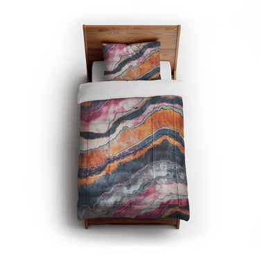 Helga Blue & Purple in Twin (68" x 88") Size