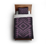 Reyno Lilac & Eggplant in Twin (68" x 88") Size