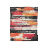 Jörgan Red & Black in Twin (68" x 88") Size