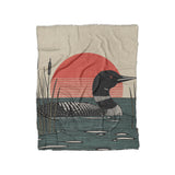Sunset Loon in Twin (68" x 88") Size