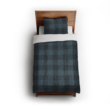 Buffalo Plaid Dark Navy in Twin (68" x 88") Size