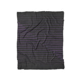 Euclid Black & Purple in Twin (68" x 88") Size