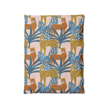 Tropical Cheetahs in Twin (68" x 88") Size