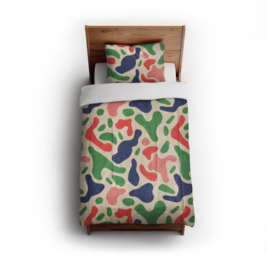 Cosimo Blue Green Red in Twin (68" x 88") Size