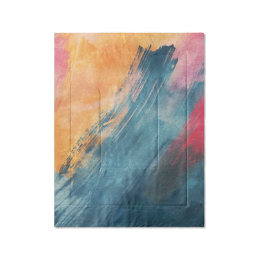 Eloise Blue & Pink in Twin (68" x 88") Size