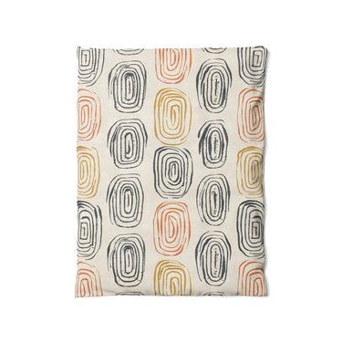 Horatio Ivory & Orange in Twin (68" x 88") Size