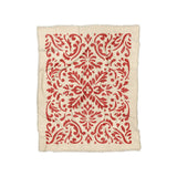 Floranna Ivory & Red in Twin (68" x 88") Size