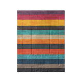 Brush Stripes Multicolor in Twin (68" x 88") Size