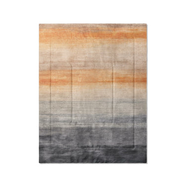 Ruidoso Navy & Burnt Orange in Twin (68" x 88") Size