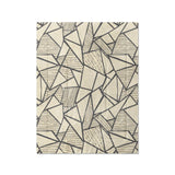 Harlan Ivory & Black in Twin (68" x 88") Size