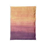 Imogen Watercolor Orange & Purple Ombre in Twin (68" x 88") Size