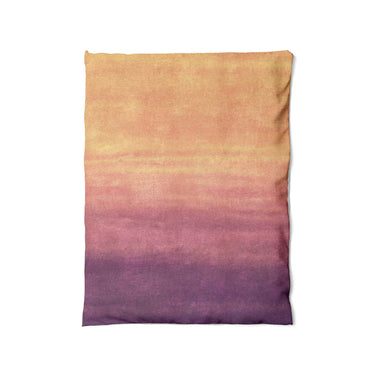 Imogen Watercolor Orange & Purple Ombre in Twin (68" x 88") Size