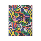 Umberto Black Multicolor in Twin (68" x 88") Size