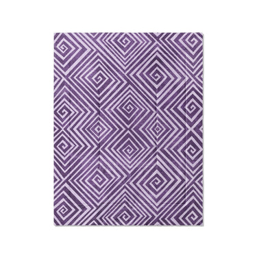 Hoffman Purple in Twin (68" x 88") Size