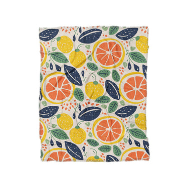 Pamplemousse and Bay Leaf in Twin (68" x 88") Size