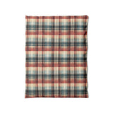 Monaghan Plaid Blue & Red in Twin (68" x 88") Size