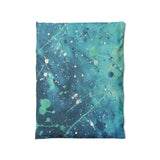 Sylvie Seafoam & Teal in Twin (68" x 88") Size