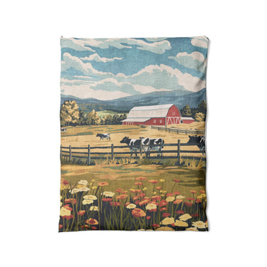 Vermont Spring Farmlife in Twin (68" x 88") Size