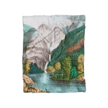 Yosemite Falls in Twin (68" x 88") Size