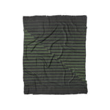 Euclid Black & Green in Twin (68" x 88") Size