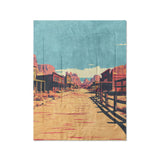 Southwestern Ghost Town in Twin (68" x 88") Size