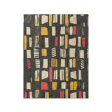 Milo Black, Red, & Yellow in Twin (68" x 88") Size