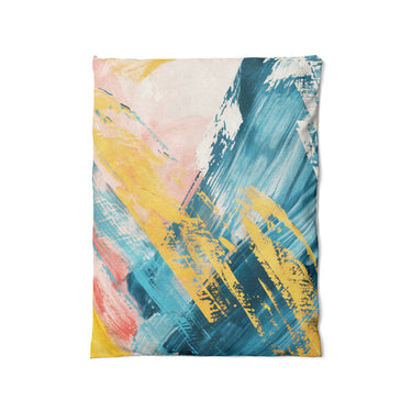 Egon Blue & Yellow in Twin (68" x 88") Size