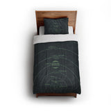 Solar System Navy & Mint in Twin (68" x 88") Size