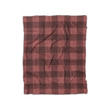 Buffalo Plaid Deep Red in Twin (68" x 88") Size
