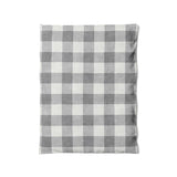 Buffalo Plaid Light Grey in Twin (68" x 88") Size