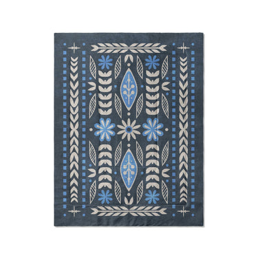 Topanga Navy & Columbia in Twin (68" x 88") Size
