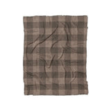 Buffalo Plaid Dark Cedar Brown in Twin (68" x 88") Size