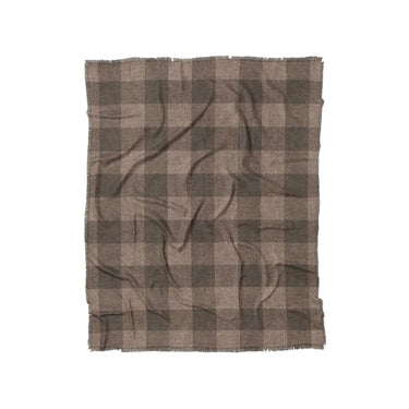 Buffalo Plaid Dark Cedar Brown in Twin (68" x 88") Size