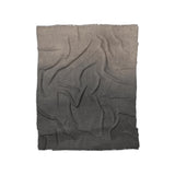 Kieran Watercolor Greige Ombre in Twin (68" x 88") Size