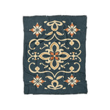 Vanessa Blue & Gold in Twin (68" x 88") Size