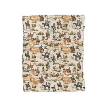 Desert Cowboys in Twin (68" x 88") Size