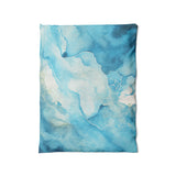 Zephyr Watercolor Azure Blue in Twin (68" x 88") Size