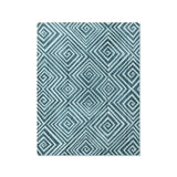 Hoffman Teal in Twin (68" x 88") Size