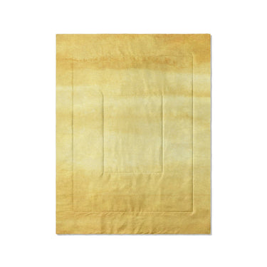 Jacinda Watercolor Yellow Ombre in Twin (68" x 88") Size