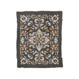 Annette Vintage Black & Yellow in Twin (68" x 88") Size