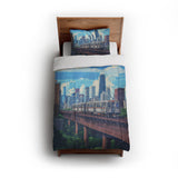 Chicago Metro in Twin (68" x 88") Size