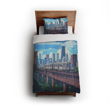Chicago Metro in Twin (68" x 88") Size