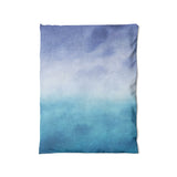 Micah Watercolor Blue & Teal in Twin (68" x 88") Size