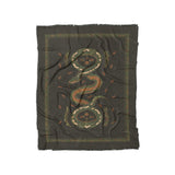 Snake in the Woods in Twin (68" x 88") Size