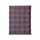 Buffalo Plaid Maroon & Navy in Twin (68" x 88") Size