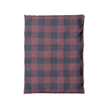 Buffalo Plaid Maroon & Navy in Twin (68" x 88") Size